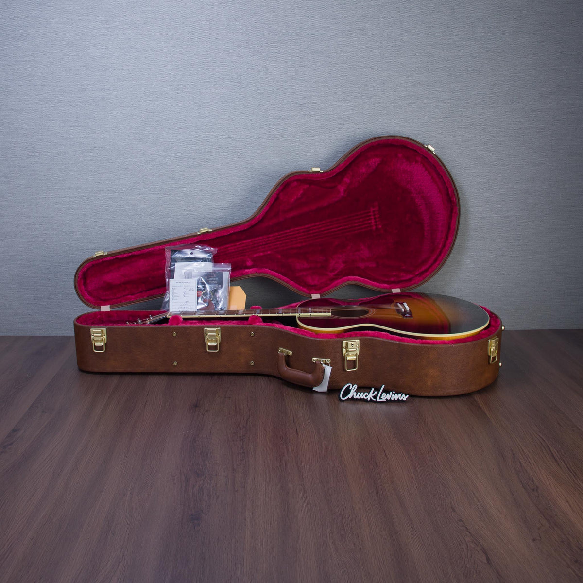 Gibson J-185 Original Acoustic Electric Guitar - Vintage Sunburst - #22754010