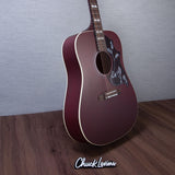 Gibson Hummingbird Special Mahogany/Sitka Spruce Acoustic Electric Guitar - Satin Wine Red - #21426036