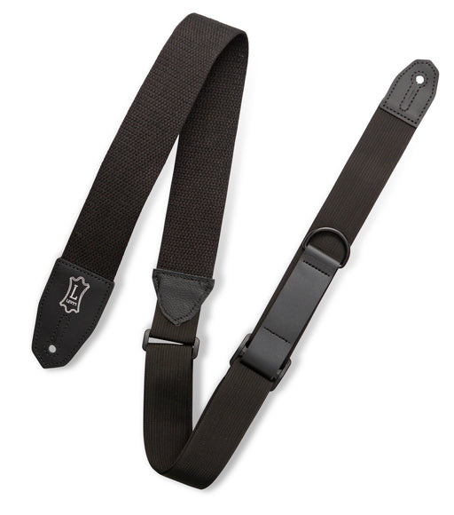 Levy's Leathers Right Height Cotton Guitar Strap - Black