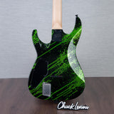 ESP USA M-II HT Electric Guitar - Alien Blood Splater - #US24803