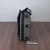 Marcus Bonna Alto and Non-Detachable Curved Soprano Double Saxophone Case - Cationic Green