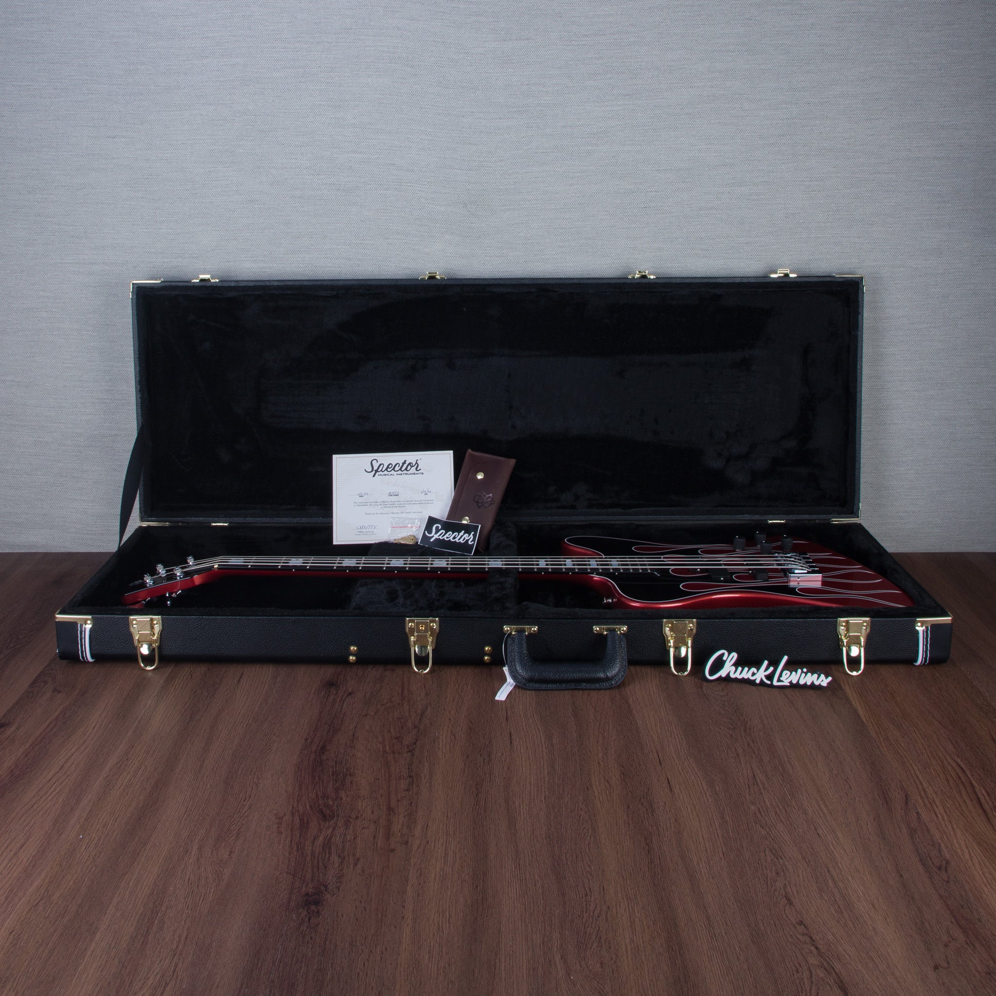Spector USA Custom NS-2X Hot Rod Series Painted by Dan Lawrence