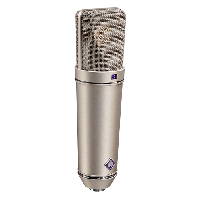 Neumann U 87 AI Multi-Pattern Condenser Microphone W/ Wooden Box - Nickel
