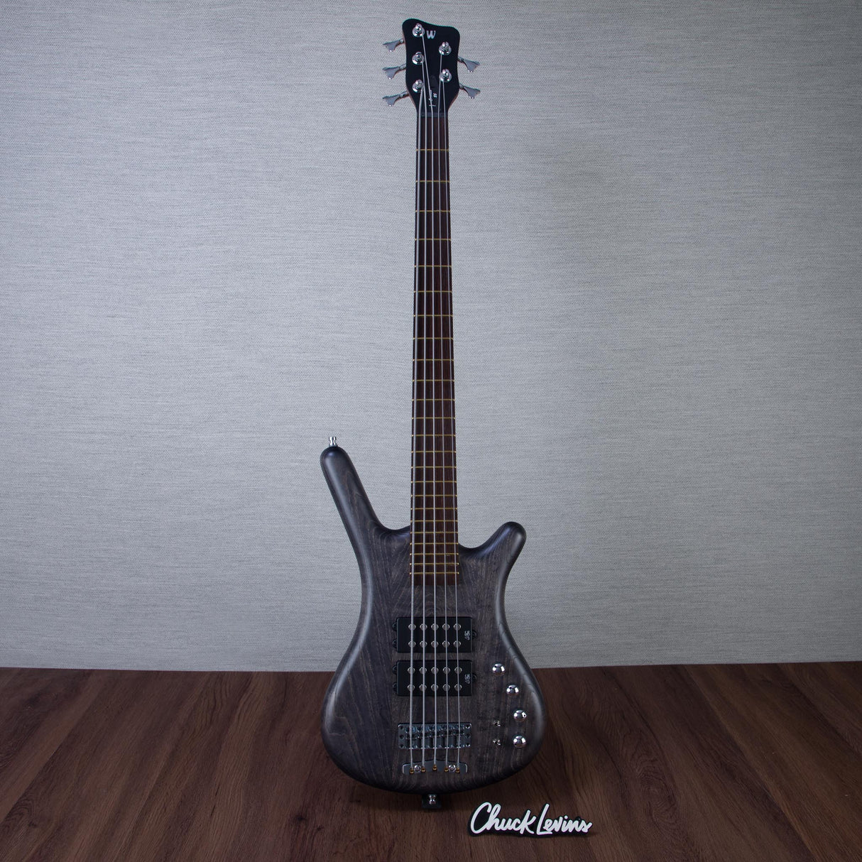 Warwick Corvette 5-String Electric Bass Guitar - Nirvana Black Transparent Satin - #GPS E 013106-24