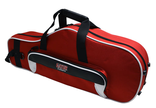 Gator GL-ALTOSAX-WR Spirit Series Lightweight Alto Saxophone Case, White And Red