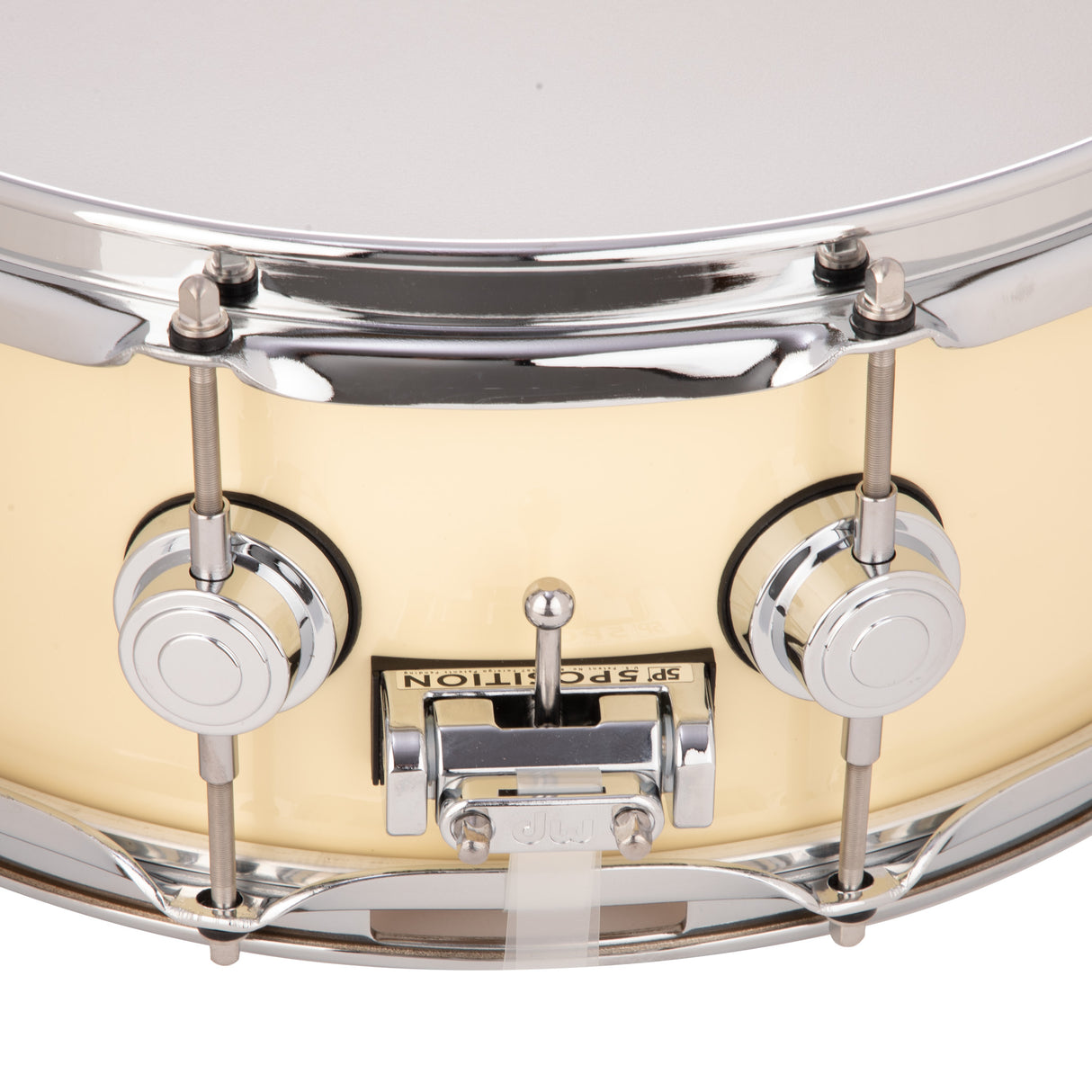 DW Collector's Pure Maple 6.5x14-Inch SSC Snare Drum - Solid Double Cream Lacquer