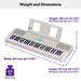 Yamaha EZ-310 61-Key Portable Keyboard with Lighted Keys