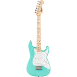 Squier Mini Stratocaster Electric Guitar, Maple Fingerboard - Sea Foam Green