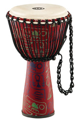 Meinl FADJ1-M-G Rope Tuned Journey Series Djembe, Goat Head Pharoah's Script 10"