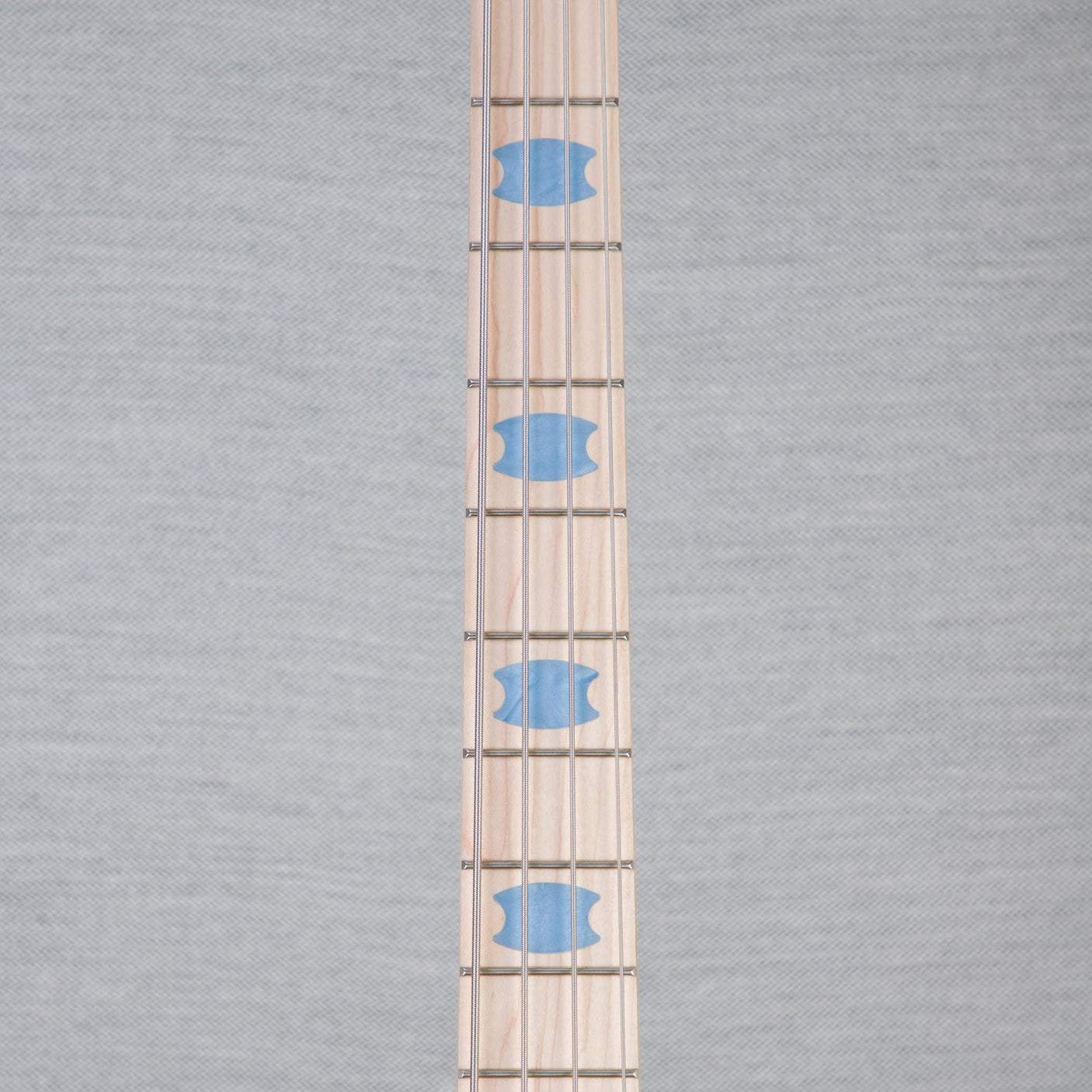 Spector Euro 4 LT Poplar Burl Over Ash Electric Bass Guitar - Faded Light Blue Gloss - CHUCKSCLUSIVE - #]C121NB23307