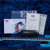 ESP USA M-II NTB FR Electric Guitar - Arctic Blue Sparkle - #US26522