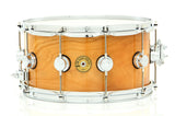 Drum Workshop 14" x 7" Jazz Series Snare Drum Exotic Natural Lacquer Over Rotary Cherry W/ Chrome Hardware