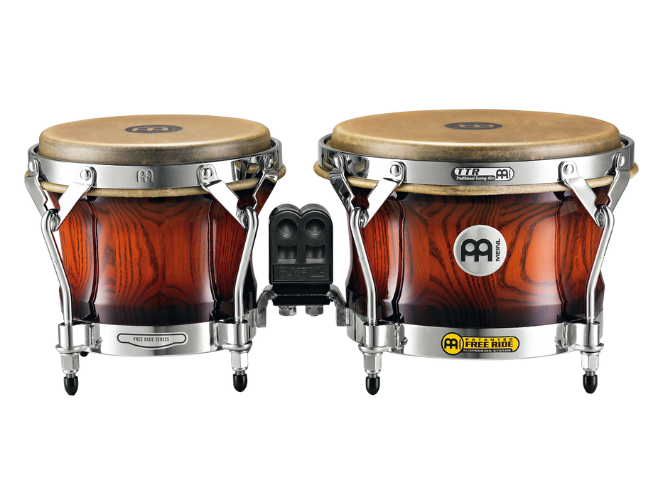 Meinl WB500AMB Woodcraft Series Wood Bongos - Antique Mahogany Burst