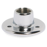 Atlas IED AD-11B 5/8-Inch-27 Female Microphone Flange, Chrome, 1 3/4-Inch Base