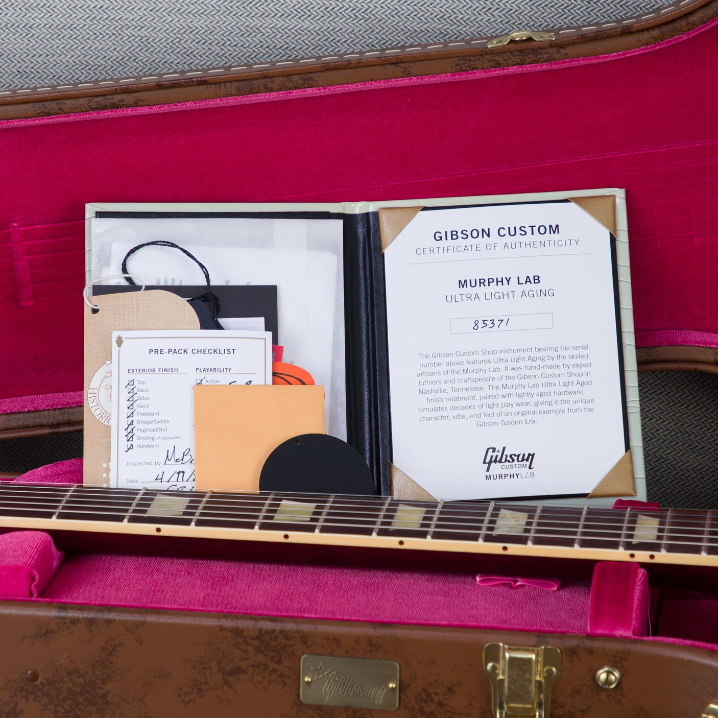 Gibson Murphy Lab 1958 Les Paul Standard - Ultra Light Aged Sweet Cherry Red - CHUCKSCLUSIVE - #85371