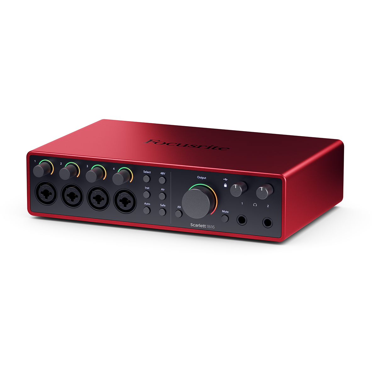 Focusrite Scarlett 18i16 4th Gen 18-In, 16-Out USB Audio Interface with Four 4th Gen Scarlett Mic Preamps - Mint, Open Box