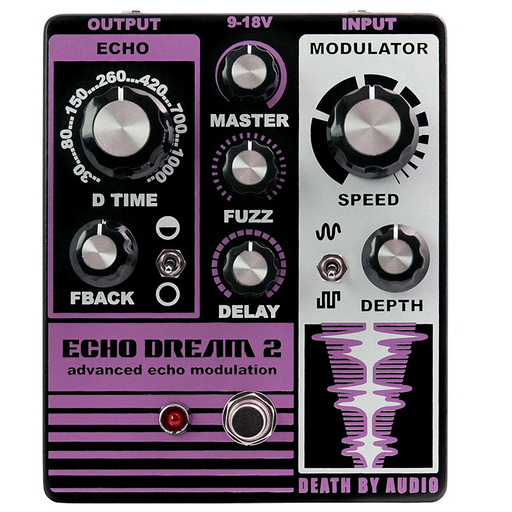 Death By Audio Echo Dream 2 Delay Guitar Pedal