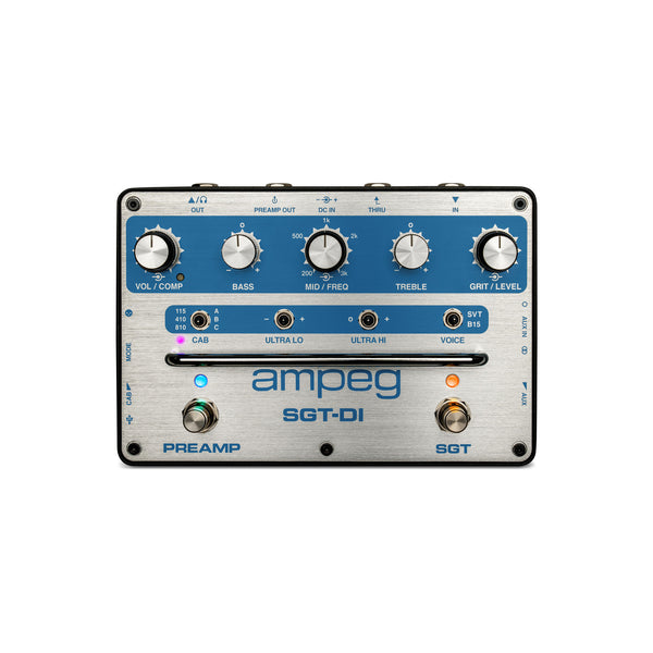 Ampeg SGT-DI Bass Preamp Pedal and DI - Blue Line Ampeg SGT-DI Bass Preamp Pedal and DI - Blue Line