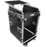 ProX T-16MRSS13ULT Universal 19 Rack-mount Mixer with 13U Top and 16U Front with 2 Side Work Tables