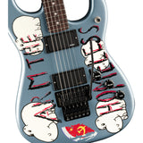 Fender Tom Morello Arm The Homeless Stratocaster Signature Electric Guitar, Rosewood Fingerboard - Blue Ice Metallic