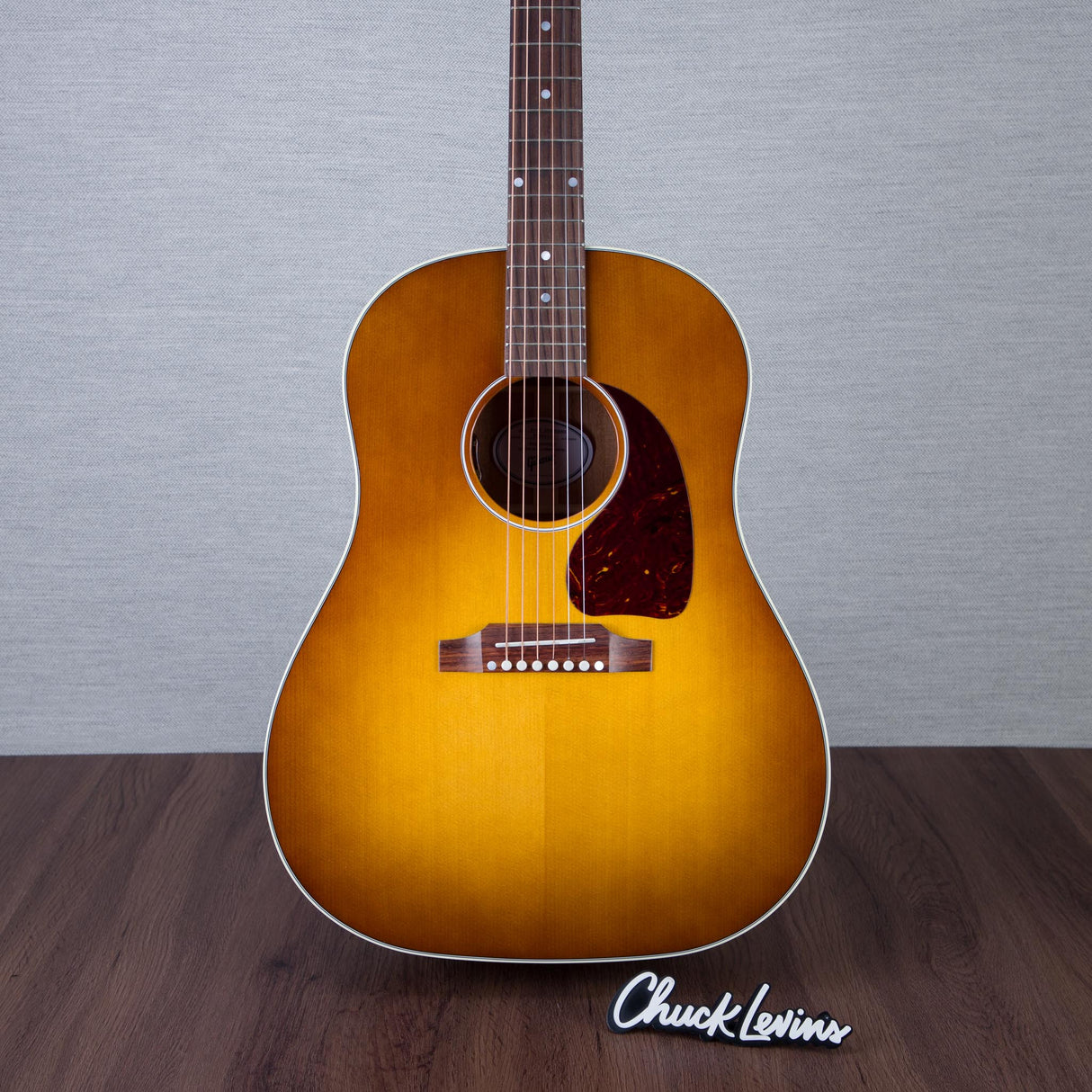 Gibson J-45 Standard Mahogany/Sitka Spruce Acoustic Electric Guitar - Honey Burst - #23264114