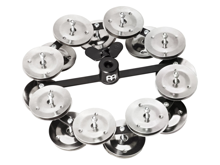 Meinl Headliner Series Hi-Hat Tambourine - 2 Rows, Steel Jingles