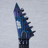 ESP USA M-II DX Electric Guitar - Ghost Flame - #US25144