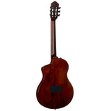 Ortega Tour Player Series Thinline Crossover Nylon String Acoustic Electric - Natural