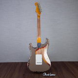 Fender Custom 1961 Stratocaster Electric Guitar Super Heavy Relic - Shoreline Gold over 3-Color Sunburst - #CZ586841