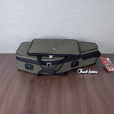 Marcus Bonna Alto and Non-Detachable Curved Soprano Double Saxophone Case - Cationic Green
