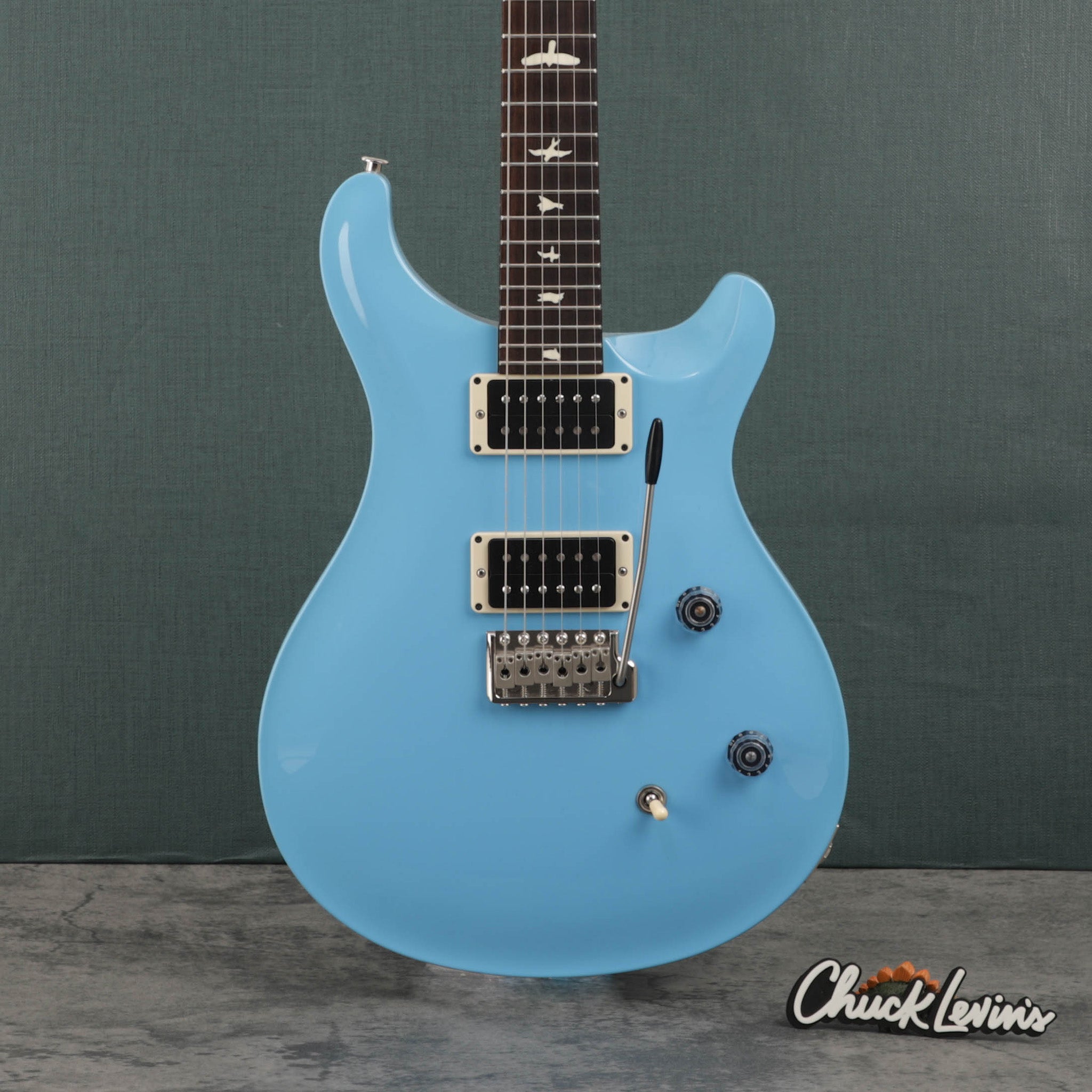 PRS CE24 Electric Guitar - Opaque Blue Custom Color – Chuck