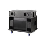 BASSBOSS Sublim8 Column PA Speaker wIth 18-inch Sub -Black