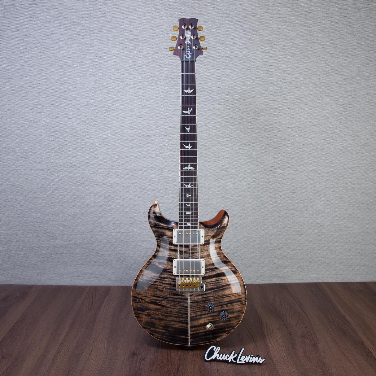 PRS Santana Retro 10-Top Electric Guitar - Charcoal - #0413108