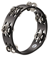 Meinl CTA2S-BK Compact Wood Tambourine, Steel Jingles