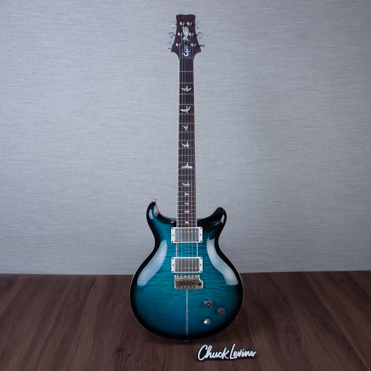 PRS Santana Retro Electric Guitar - River Blue Pearl - #0400092