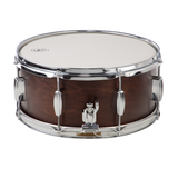 C&C Drum Company Player Date II 6.5x14 Snare Drum - Brown Mahogany Stain