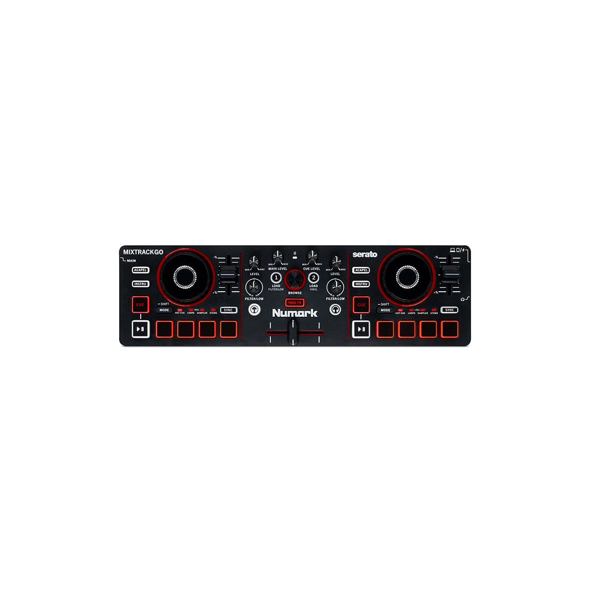 Numark Mixtrack Go Ultra Bundle with Case and Headphones - Preorder