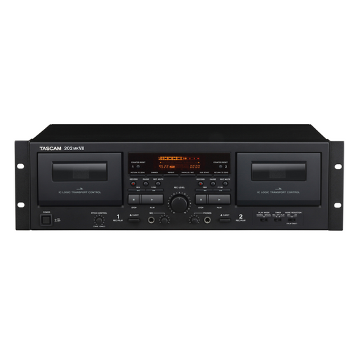 Tascam 202MKVII Double Cassette Deck with USB Port
