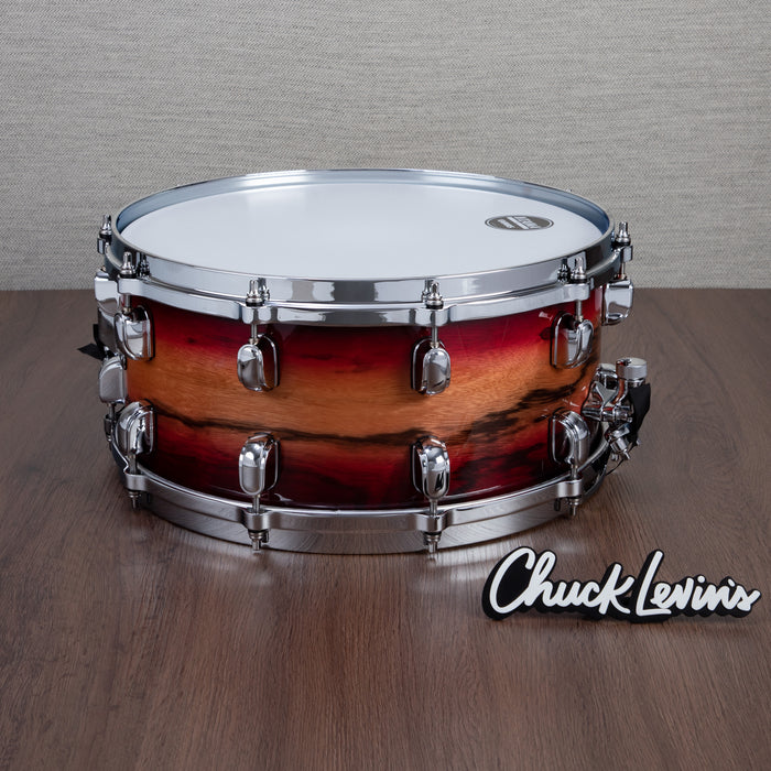 Tama Starclassic Maple 14x6.5-Inch Snare Drum - Ruby Pacific Walnut Burst