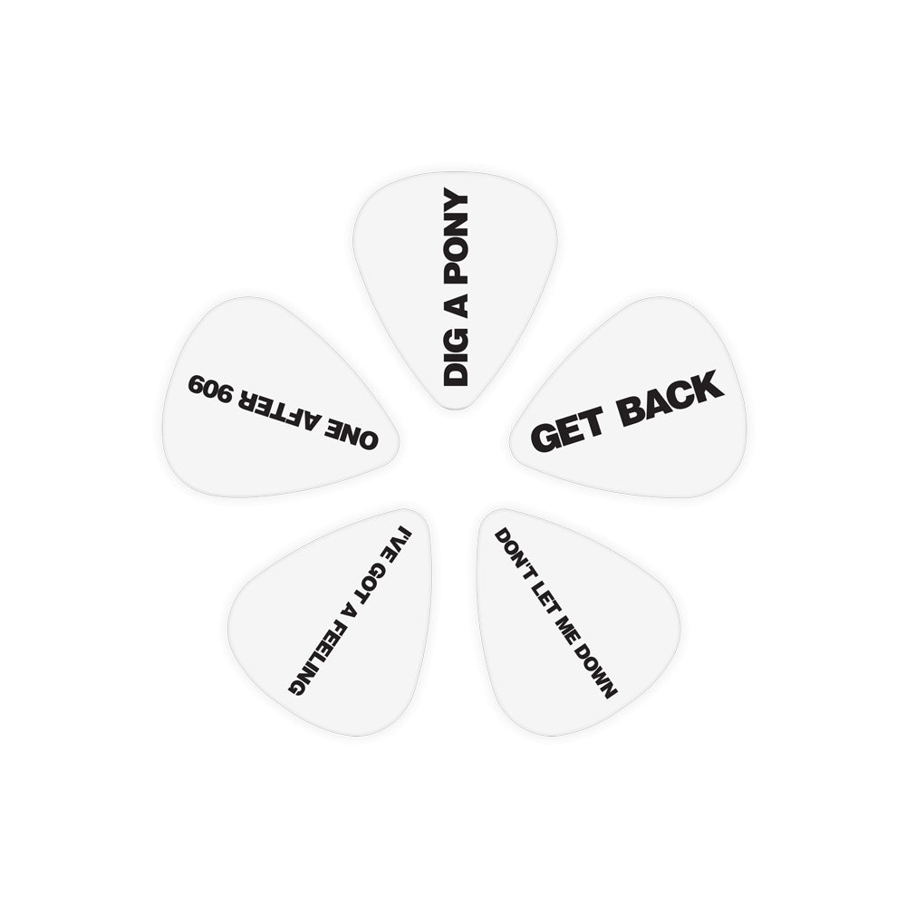 D'Addario 1CWH4-10B8 The Beatles "Get Back" Guitar Picks - 10 Pack