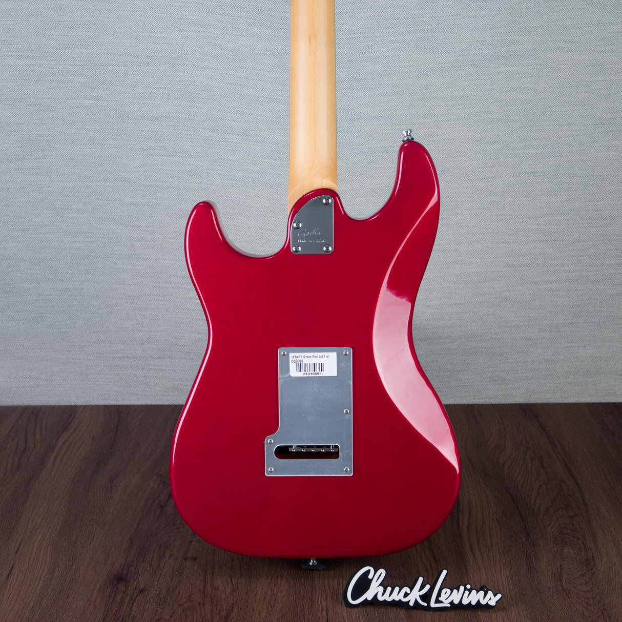 Lerxst Grace Alex Lifeson Signature Electric Guitar with Vega Trem Signed - Red - #24310893