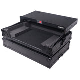 ProX XS-SCLIVE4LTBLATA Flight Style Road Case For Denon SC Live 4 Controller with Laptop Shelf RGB LED 1U Rack Space Black Finish