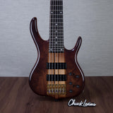 Ken Smith BSR-6TNE Black Tiger Electric Bass Guitar - Burst - #6TNE7084WB26