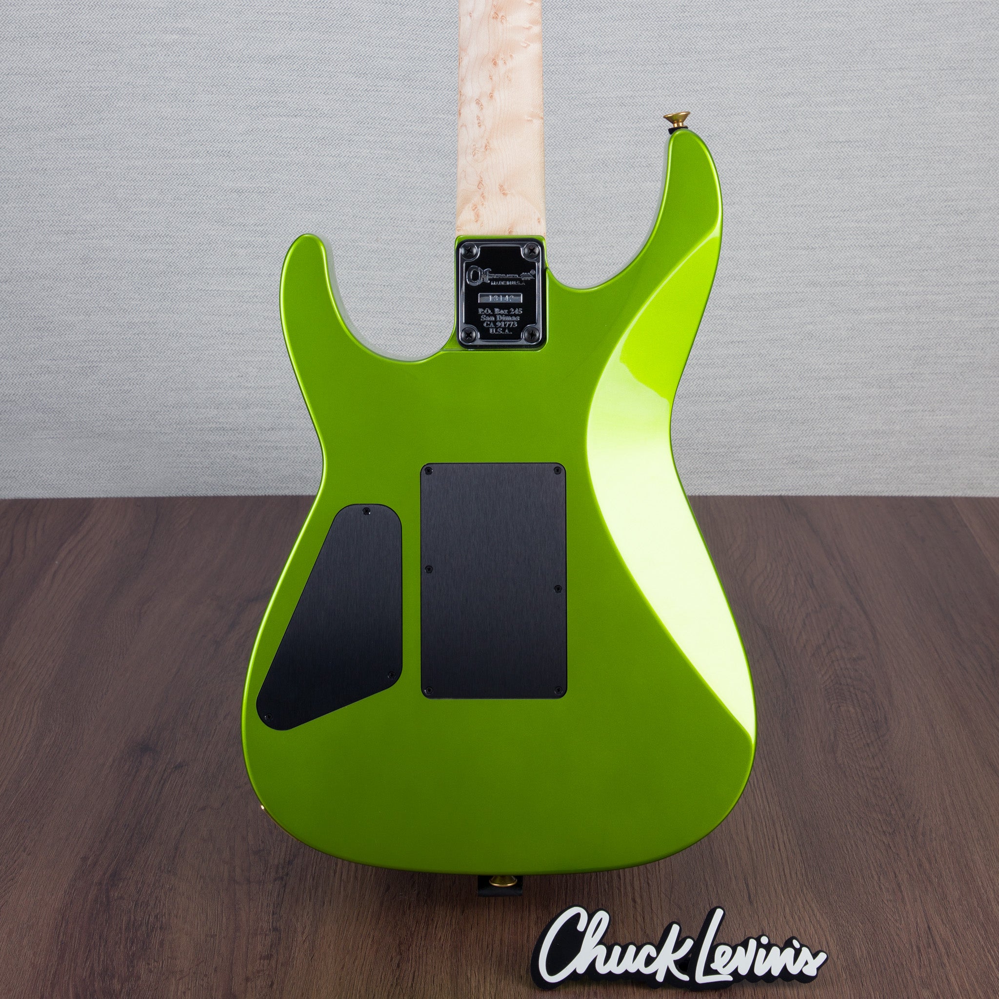 Charvel Masterbuilt Dinky 2H Electric Guitar - Lime Green Metallic
