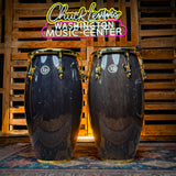 LP Matador Conga and Tumba Set, Siam Oak - Black with Gold Hardware - CHUCKSCLUSIVE