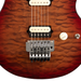Music Man Quilt Maple Axis Electric Guitar - Roasted Amber - Display Model - Display Model