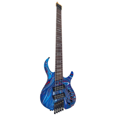Sire Marcus Miller M6 5-String Headless Bass Guitar - Blue Swirl
