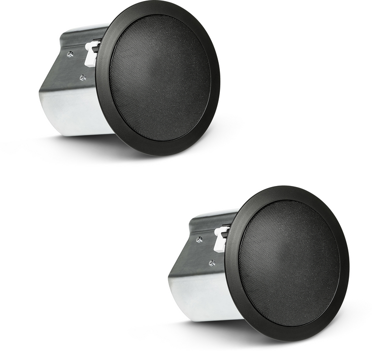 JBL Control 14C/T Two-Way 4-Inch Coaxial Ceiling Loudspeaker Pair - Black