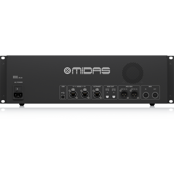 Midas DL32 32-Input/16-Output Stage Box with 32 Microphone Preamps