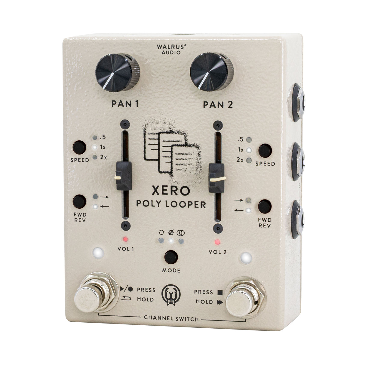 Walrus Audio Xero Polylooper Guitar Effects Pedal - Cream